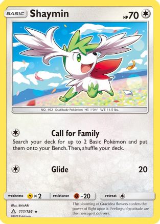 Shaymin (111) SM Ultra Prism - Rare