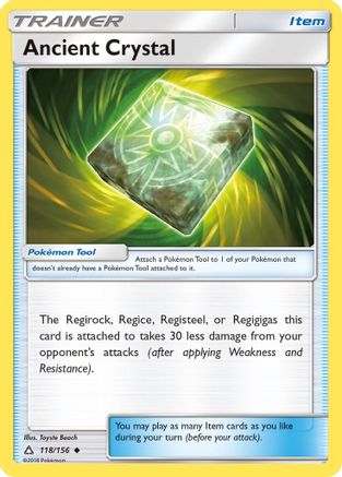 Ancient Crystal/156 - Reverse Holofoil SM Ultra Prism - Uncommon