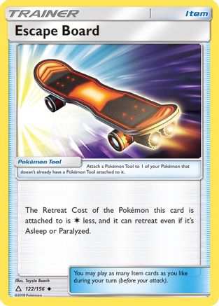 Escape Board 122 - Reverse Holofoil SM Ultra Prism - Uncommon