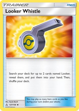 Looker Whistle - Reverse Holofoil SM Ultra Prism - Uncommon