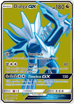 Dialga GX (Full Art) - Holofoil SM Ultra Prism - Ultra Rare