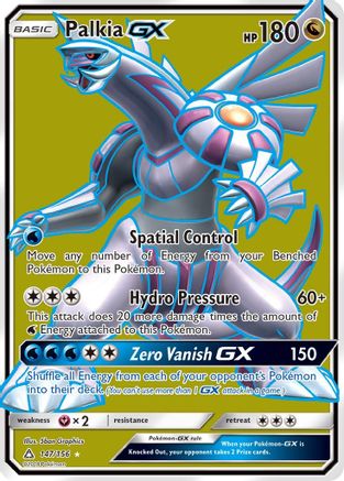 Palkia GX (Full Art) - Holofoil SM Ultra Prism - Ultra Rare