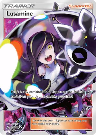 Lusamine (Full Art) - Holofoil SM Ultra Prism - Ultra Rare