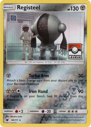Registeel (Pokemon League) 068/111 - Reverse Holofoil League & Championship Cards - Promo