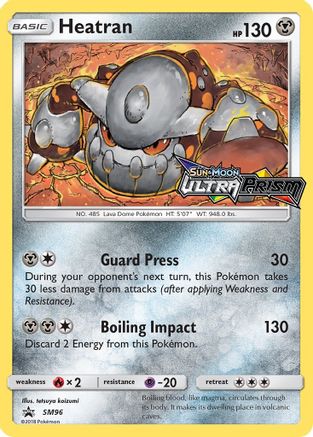 Heatran - SM96 (Prerelease) - Holofoil SM Promos - Promo