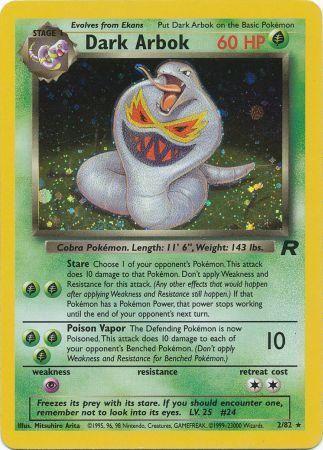 Dark Arbok (2) (2) 002 - Unlimited Holofoil Team Rocket - Holo Rare