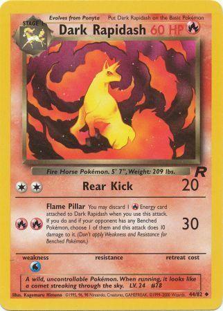 Dark Rapidash 044 - Unlimited Team Rocket - Uncommon