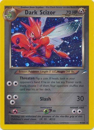 Dark Scizor - Unlimited Holofoil Neo Destiny - Holo Rare
