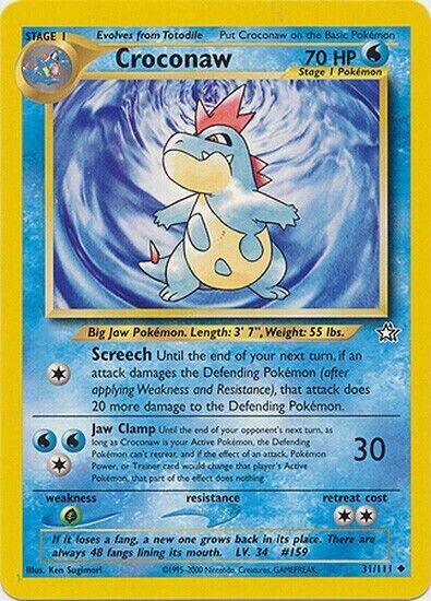 Croconaw (31) (31) 031 - Unlimited Neo Genesis - Uncommon