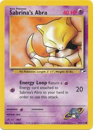 Sabrina's Abra 091 - Unlimited Gym Heroes - Common