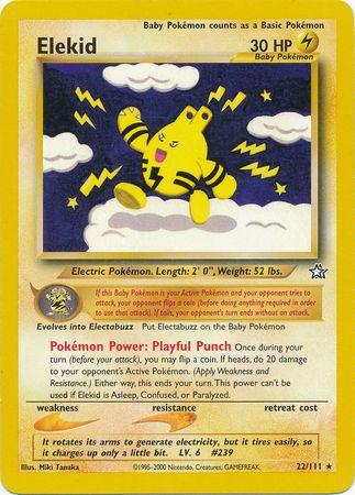 Elekid 022 - Unlimited Neo Genesis - Rare