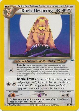 Dark Ursaring/105 - Unlimited Neo Destiny - Rare