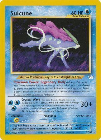 Suicune (27) (27) 027/64 - Unlimited Neo Revelation - Rare
