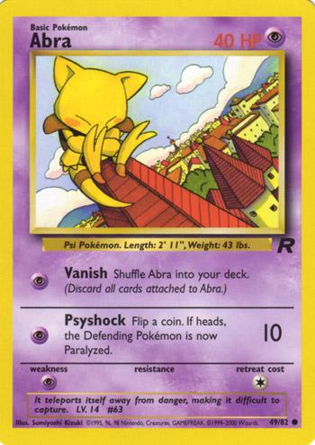Abra 049 - Unlimited Team Rocket - Common