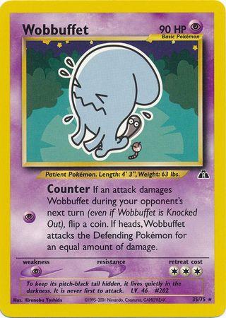 Wobbuffet (35) (35) 035/75 - Unlimited Neo Discovery - Rare