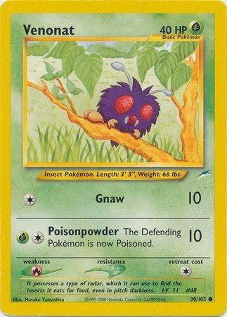 Venonat 090 - Unlimited Neo Destiny - Common