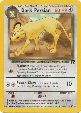 Dark Persian 042 - Unlimited Team Rocket - Uncommon