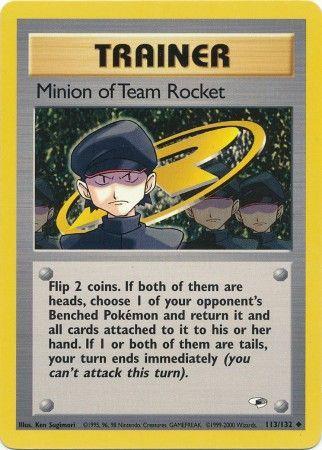 Minion of Team Rocket 113 - Unlimited Gym Heroes - Uncommon