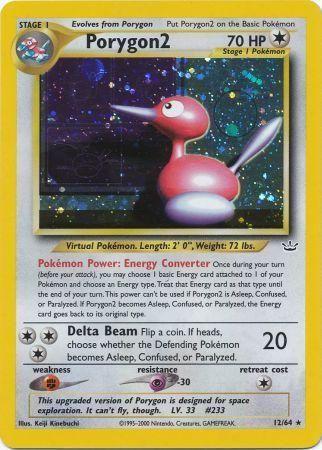 Porygon2/64 - Unlimited Holofoil Neo Revelation - Holo Rare