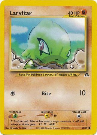 Larvitar 057 - Unlimited Neo Discovery - Common