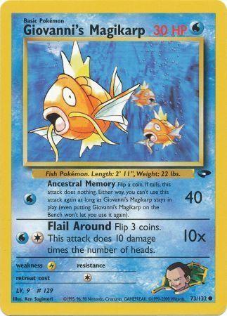 Giovanni's Magikarp 073 - Unlimited Gym Challenge - Common