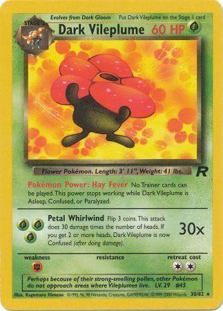 Dark Vileplume (30) (30) 030 - Unlimited Team Rocket - Rare