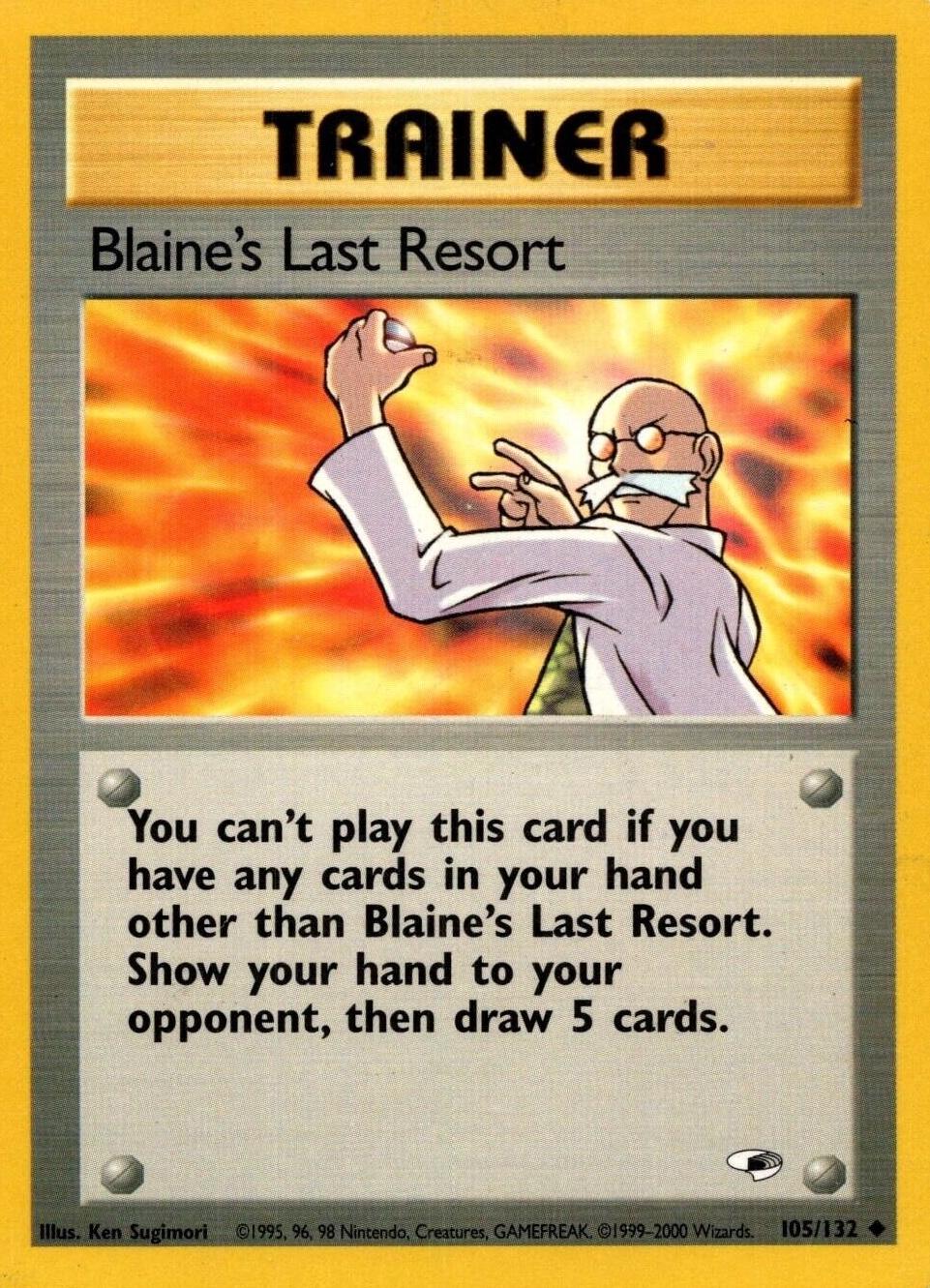 Blaine's Last Resort 105 - Unlimited Gym Heroes - Uncommon