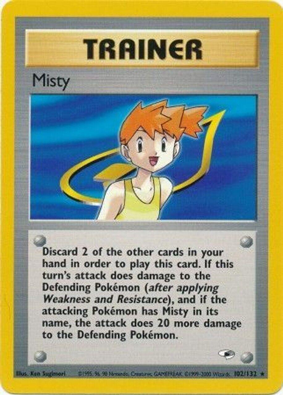 Misty (102) (102) 102 - Unlimited Gym Heroes - Rare