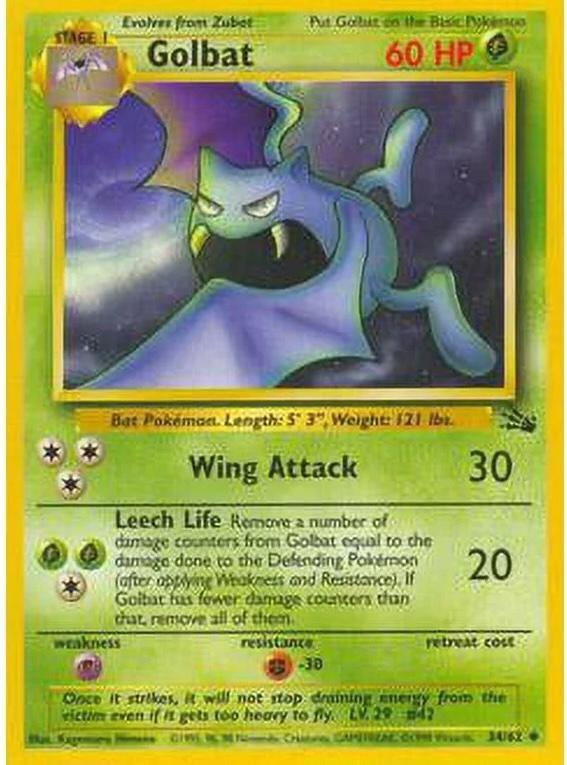 Golbat 034 - Unlimited Fossil - Uncommon