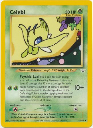 Celebi (16) (16) 016 - Unlimited Neo Revelation - Rare