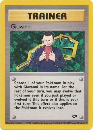 Giovanni (104) (104) 104 - Unlimited Gym Challenge - Rare