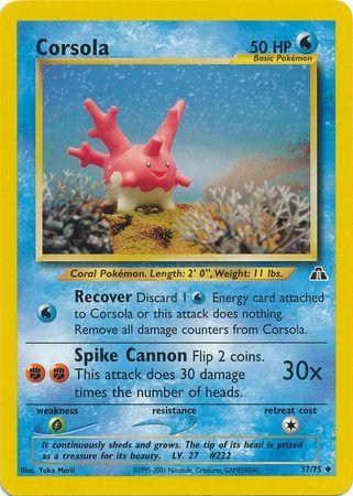 Corsola 037 - Unlimited Neo Discovery - Uncommon