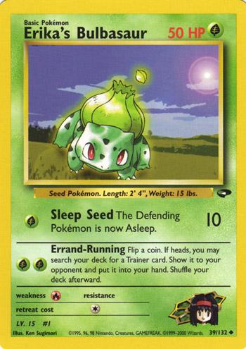 Erika's Bulbasaur 039 - Unlimited Gym Challenge - Uncommon