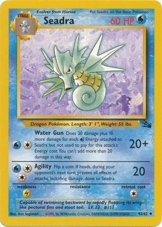 Seadra 042 - Unlimited Fossil - Uncommon