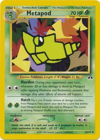 Metapod 042 - Unlimited Neo Discovery - Uncommon