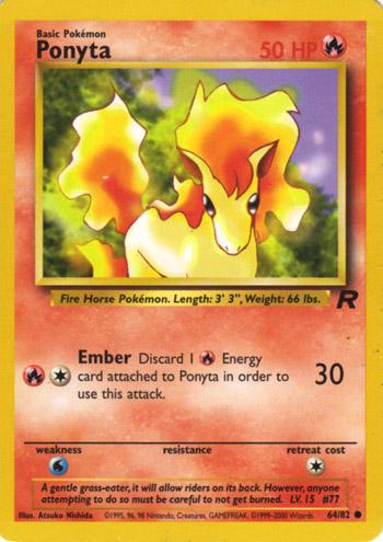 Ponyta 064 - Unlimited Team Rocket - Common