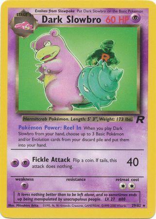 Dark Slowbro (29) (29) 029 - Unlimited Team Rocket - Rare