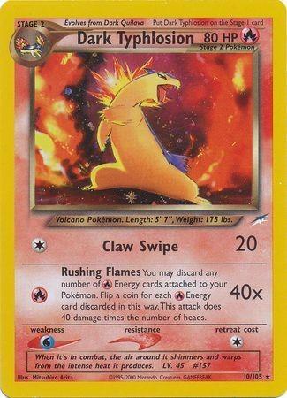 Dark Typhlosion 010 - Unlimited Holofoil Neo Destiny - Holo Rare