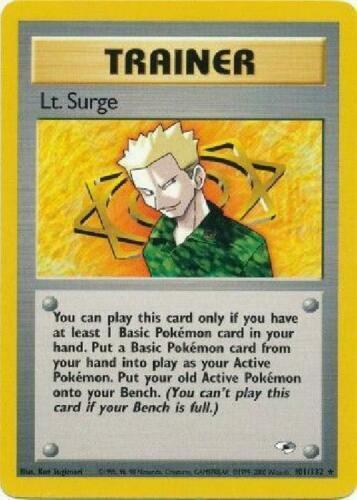 Lt. Surge (101) (101) 101 - Unlimited Gym Heroes - Rare