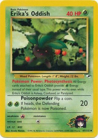 Erika's Oddish (47) (47) 047 - Unlimited Gym Heroes - Uncommon