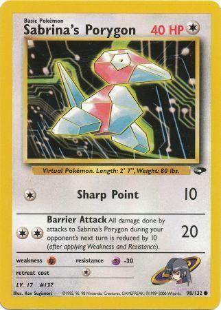 Sabrina's Porygon 098 - Unlimited Gym Challenge - Common