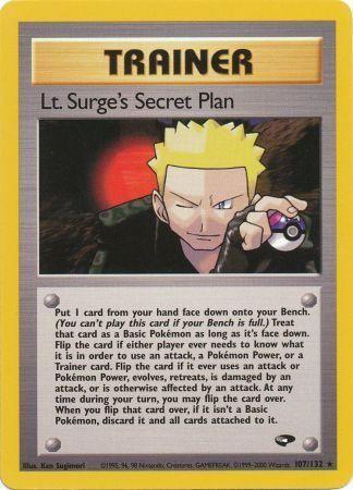 Lt. Surge's Secret Plan 107 - Unlimited Gym Challenge - Rare