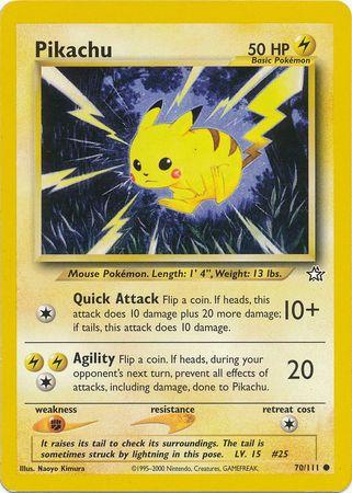Pikachu 070 - Unlimited Neo Genesis - Common