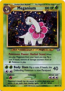 Meganium (10) (10) 010 - Unlimited Holofoil Neo Genesis - Holo Rare