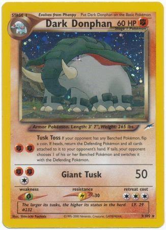 Dark Donphan - Unlimited Holofoil Neo Destiny - Holo Rare