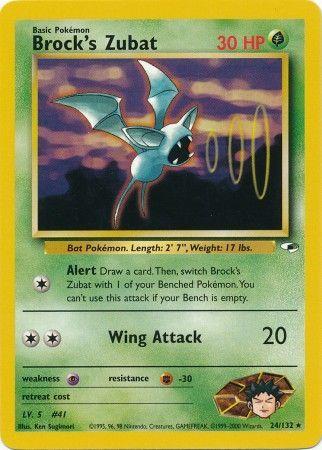Brock's Zubat (24) (24) 024 - Unlimited Gym Heroes - Rare