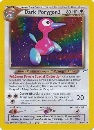 Dark Porygon2 - Unlimited Holofoil Neo Destiny - Holo Rare