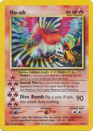 Ho-oh (7) - Unlimited Holofoil Neo Revelation - Holo Rare