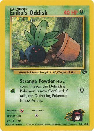 Erika's Oddish 070 - Unlimited Gym Challenge - Common