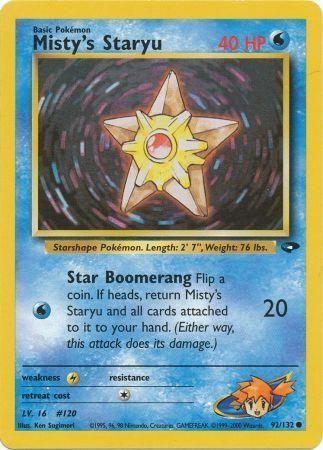 Misty's Staryu 092 - Unlimited Gym Challenge - Common
